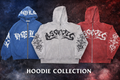 Street Retro Clothing Flame Print Oversized Sweatshirt