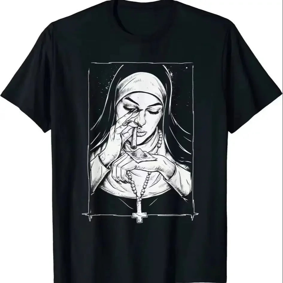 Take Drugs Nun T Shirt