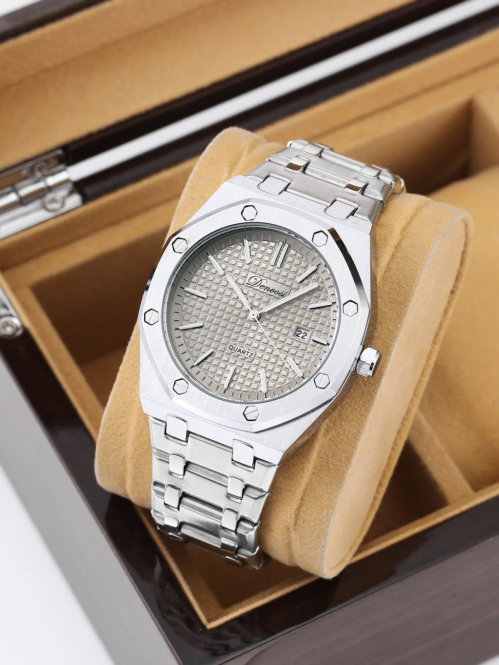 Men's New Stainless steel  Quartz Watch